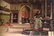 Vittore Carpaccio vision of st.augustine oil